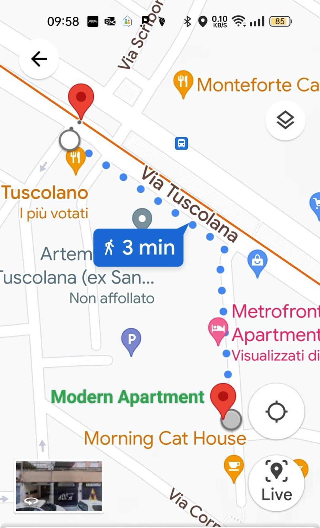 Metro A Modern Apartment Rome Bagian luar foto